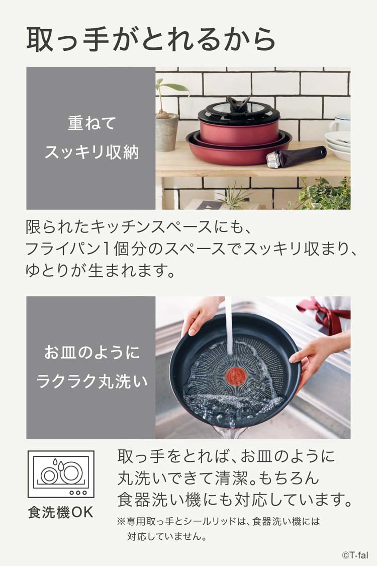 T-fal インジニオ・ネオ IHルージュ・アンリミテッド ソースパン 20cm