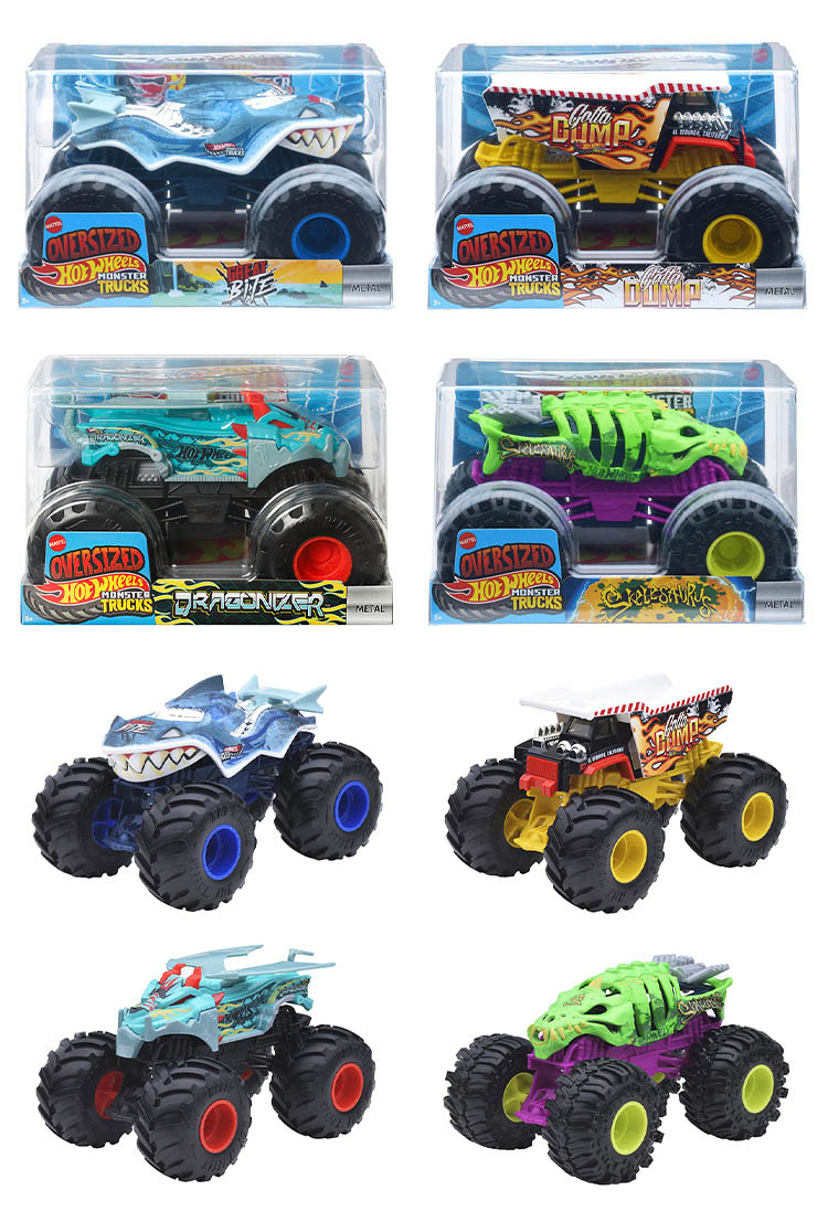 企画品)ホットウィール モンスタートラック ビッグサイズAst 1：24
