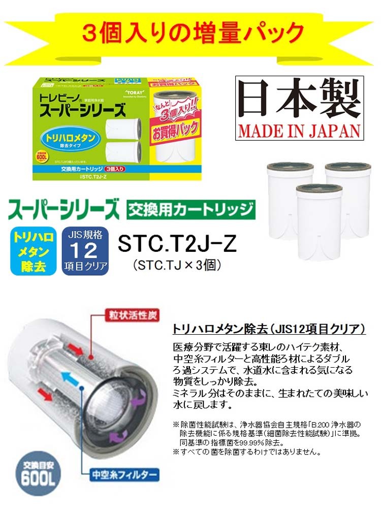 東レ トレビーノ 浄水器 スーパーシリーズカートリッジ トリハロメタン