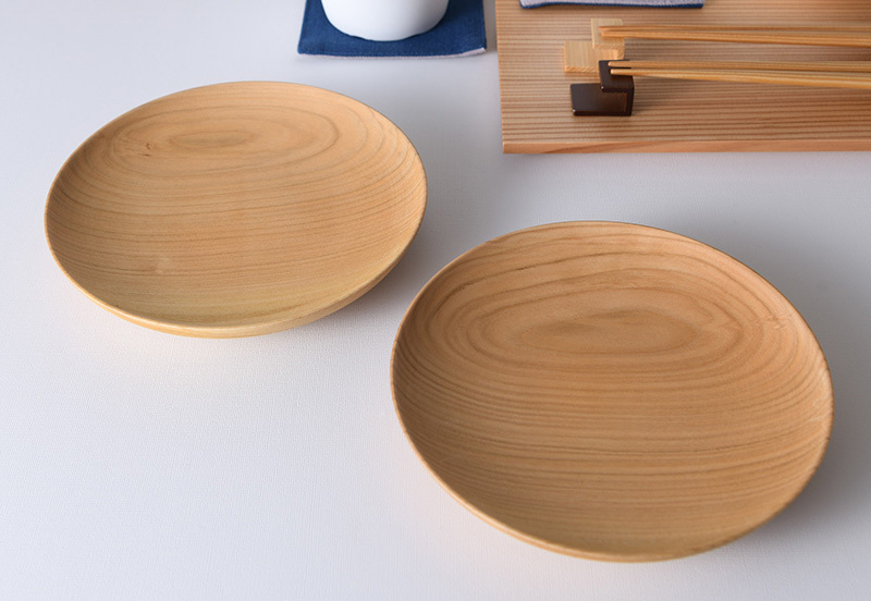 食器 日本製 木製 お皿 WDH 山桜製 木皿 取皿 2枚セット おしゃれ 天然