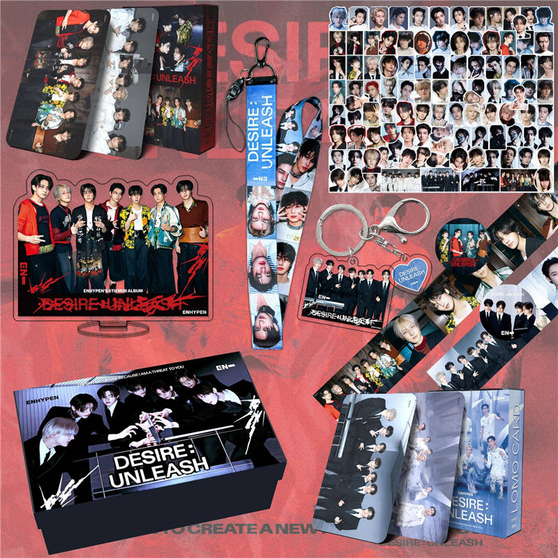 ENHYPENグッズ ギフトボックス フォトカード Bad Desire テープ セット