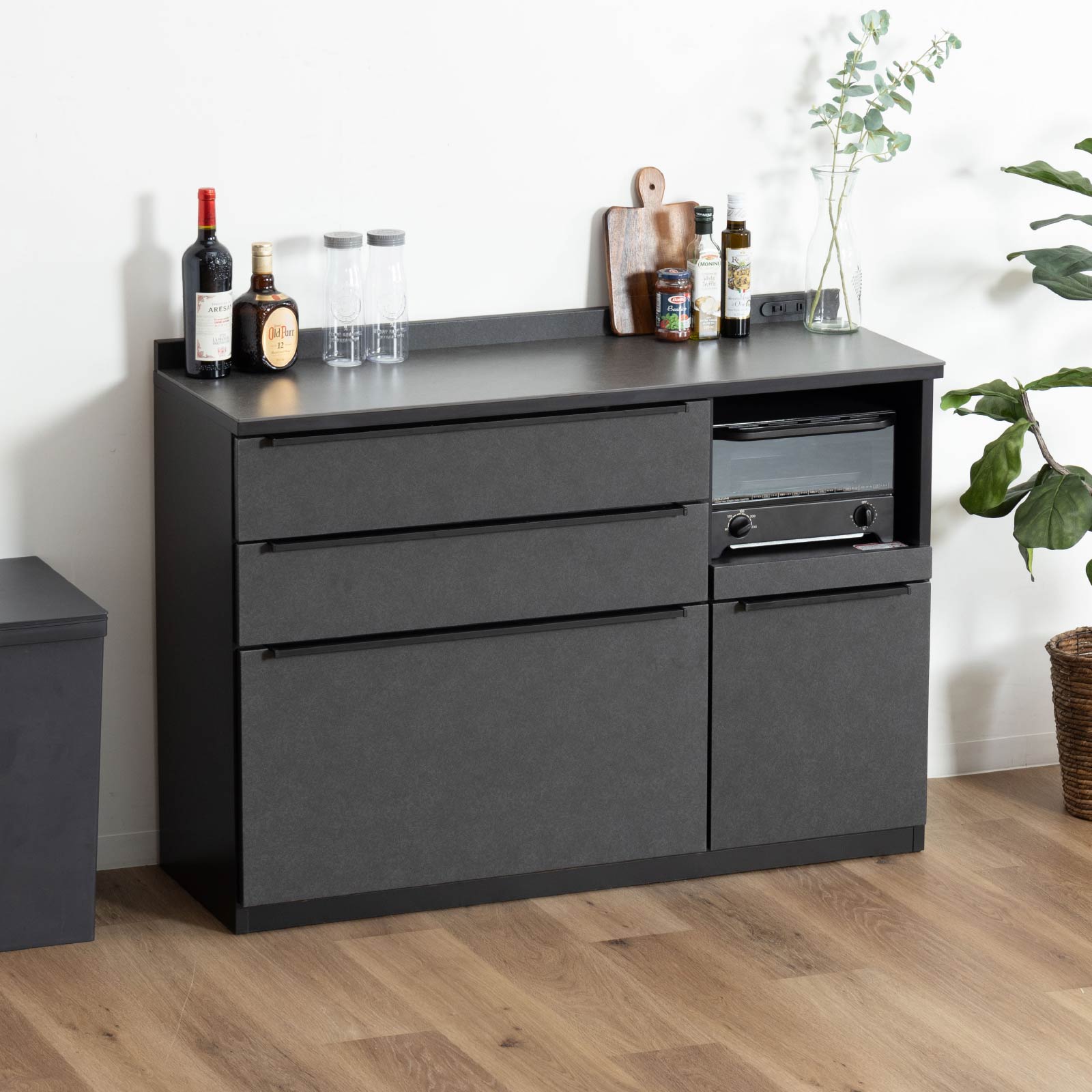 tac INTERIOR（タックインテリア） キッチンカウンター 120 幅