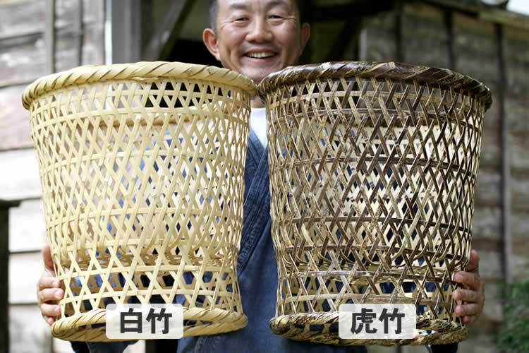 虎竹ランドリーバスケット : 虎斑竹専門店 竹虎 - 通販 - Yahoo