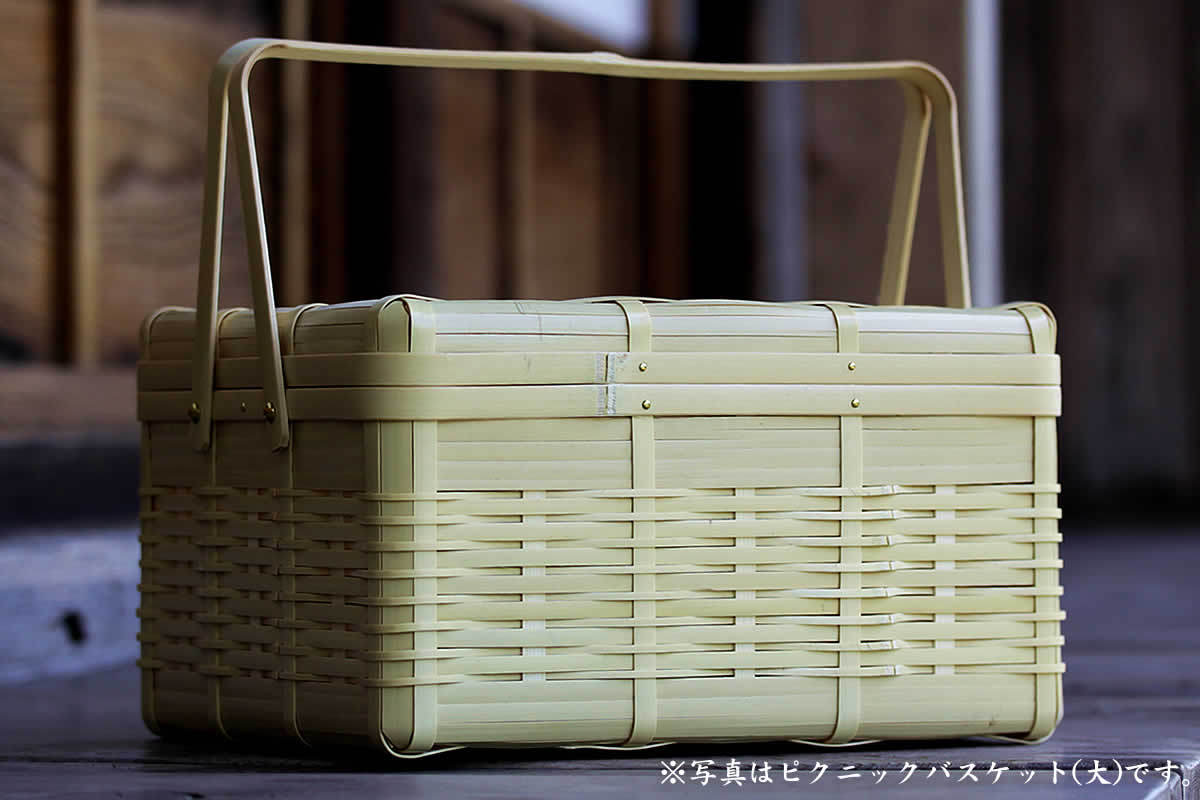 白竹ピクニックバスケット(大) : 虎斑竹専門店 竹虎 - 通販 - Yahoo