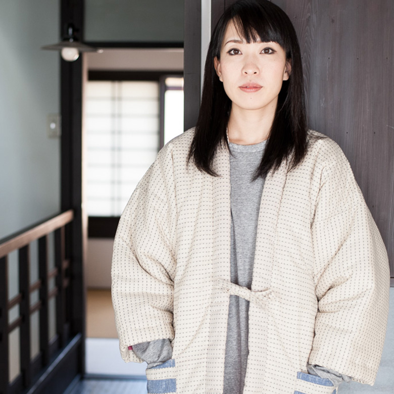 ROCCA（六花） 日本製 はんてん おしゃれ レディース 綿入れ半纏