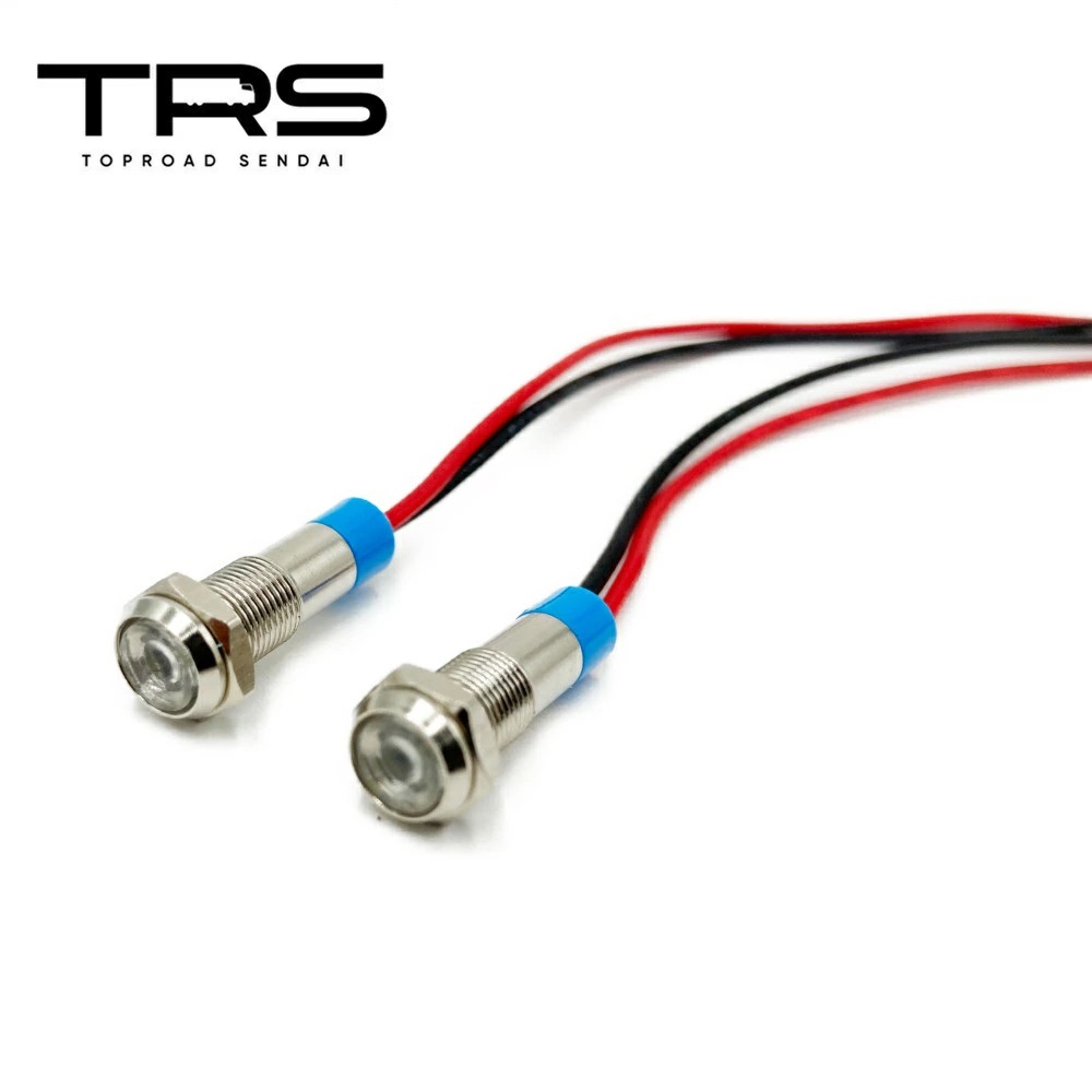 TRS TRS LED 防水インジケーターライト 6mm 12/24V共用 2個セット