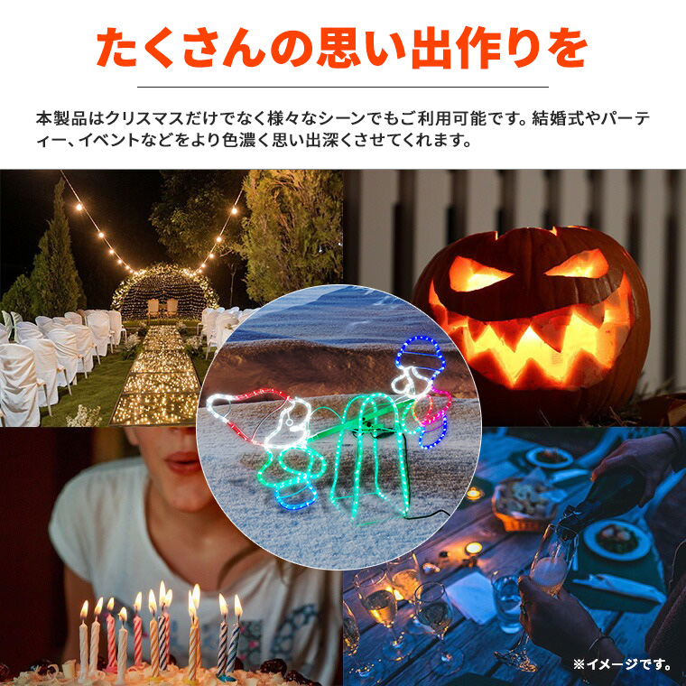 DENKO HOME（電光ホーム） イルミネーション 屋外用 動く モチーフ