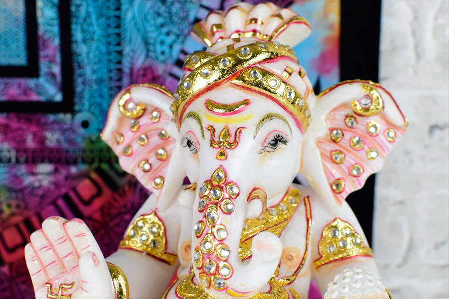 ガネーシャ 置物 (約4.78kg) 豪華絢爛 特級品 最高級エクストラ