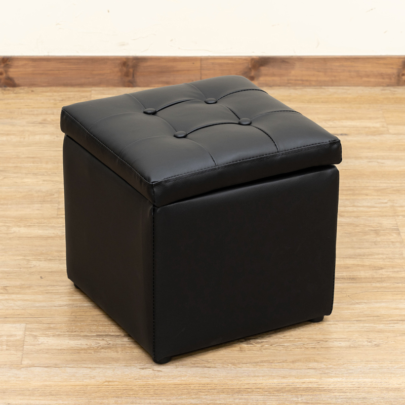 サカベ スツール 収納つき 収納スペース 椅子 クッション オットマン