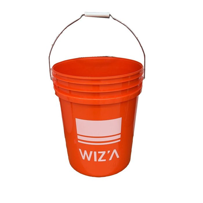 WIZA ウィザ 蓋付きマルチバケツ 20L オレンジ ビバホーム