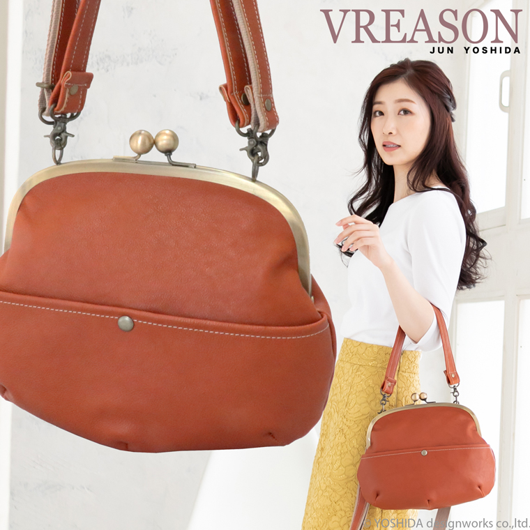 VREASON（ヴレアゾン） ショルダーバッグ ショルダー がま口