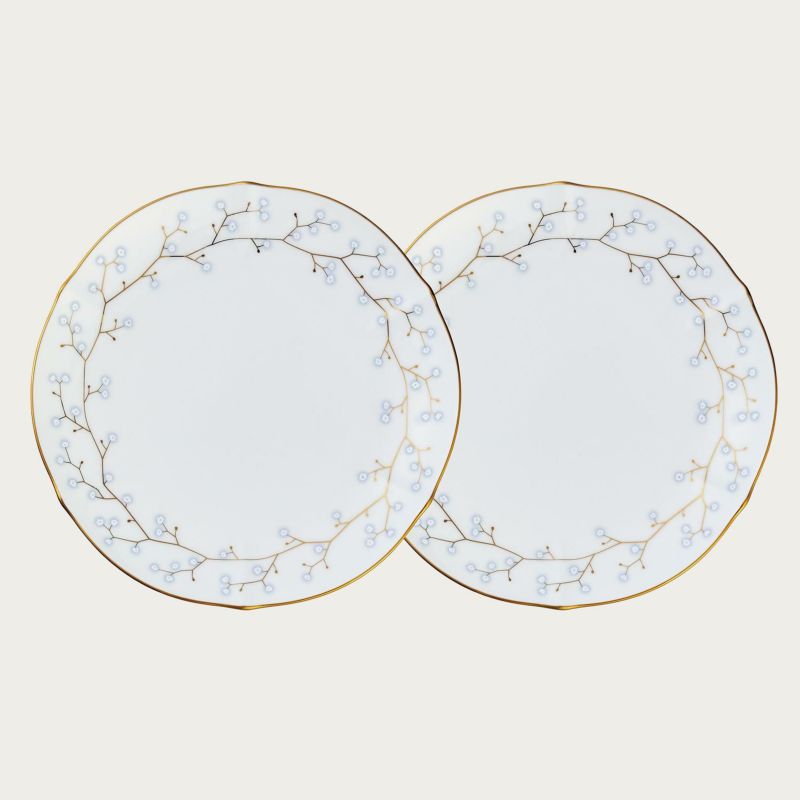 ノリタケ Noritake ホワイトベル 21.5cmプレートペア 1747L/P94712