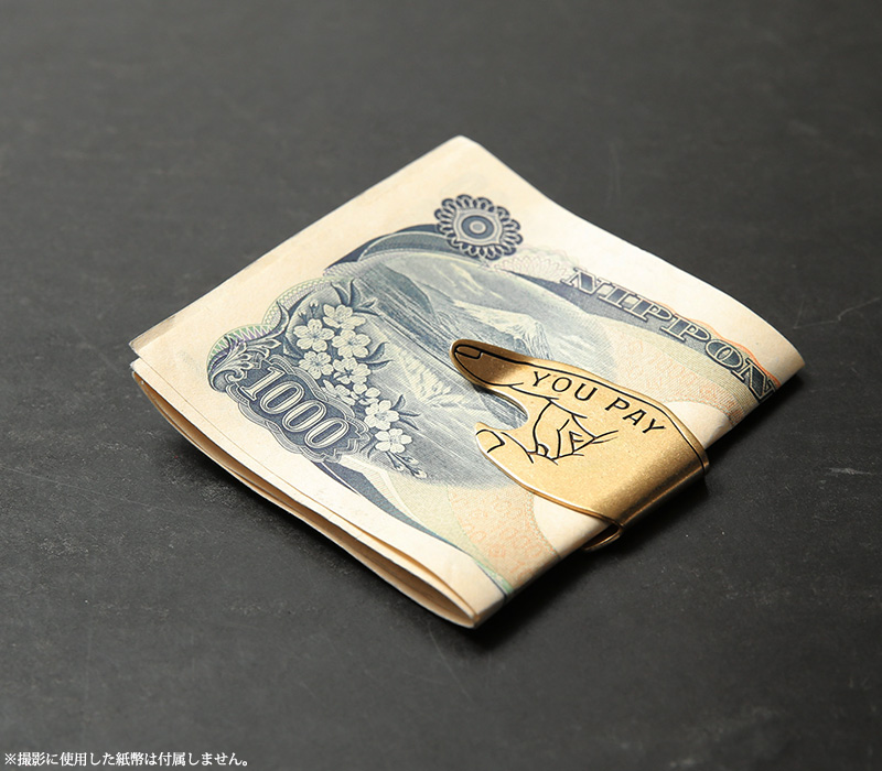 BUTTON WORKS ボタンワークス BW-0185 “YOU PAY”MONEY CLIP 2