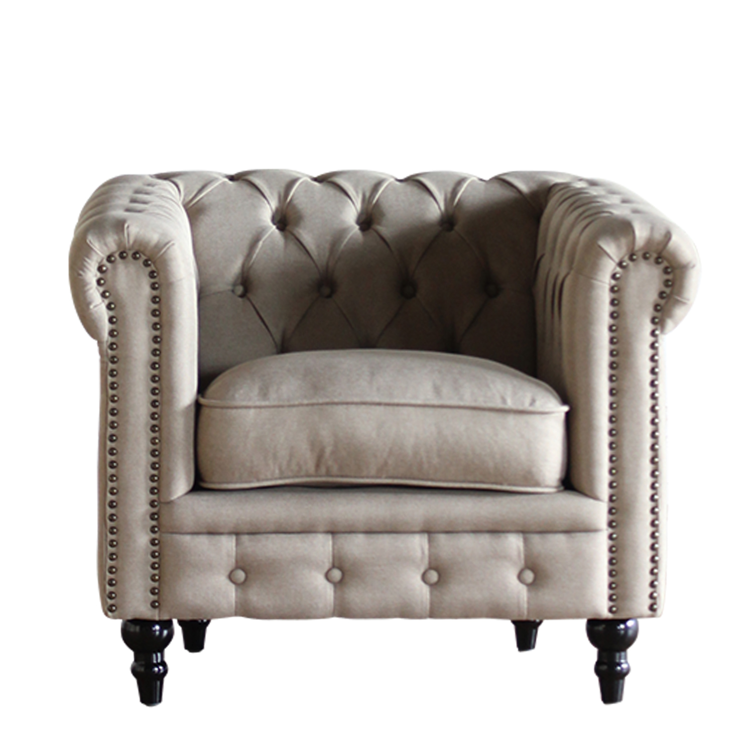 Vincent(ヴィンセント)シリーズ 1人掛け チェスターフィールド クラブ