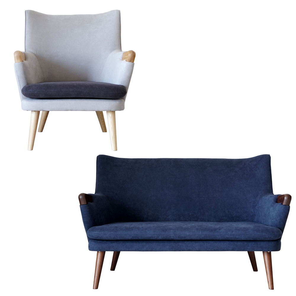 ハンス J・ウェグナー（Hans J. Wegner） 2点セット CH-71 ミニベア