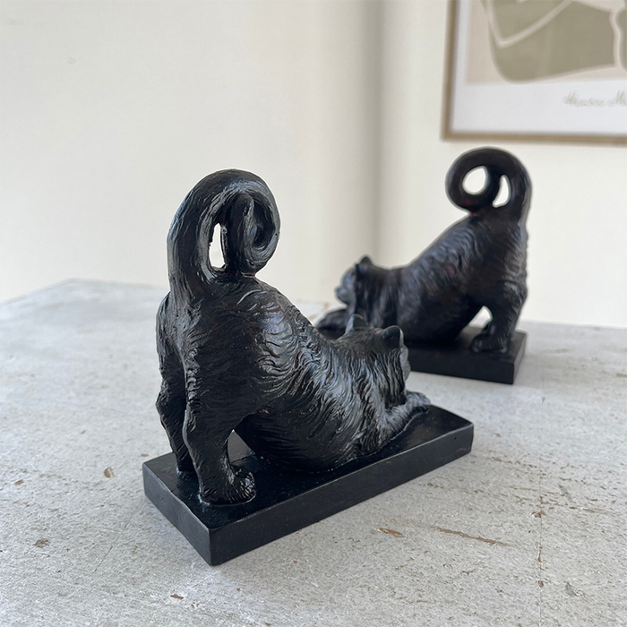 キャッツ・ブックエンド ブックエンド ブックスタンド 本立て 猫 ねこ