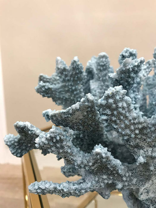 珊瑚オブジェ ミントブルー 珊瑚 サンゴ Coral Mintblue インテリア