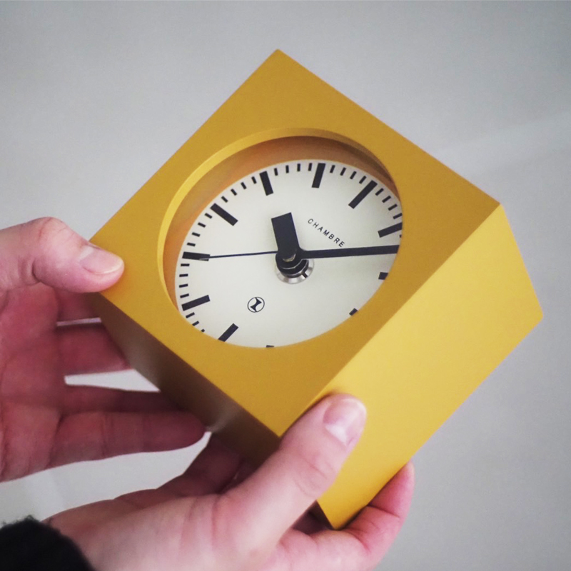 特典付 インターゼロ BLOCK DESK CLOCK ブロックデスククロック