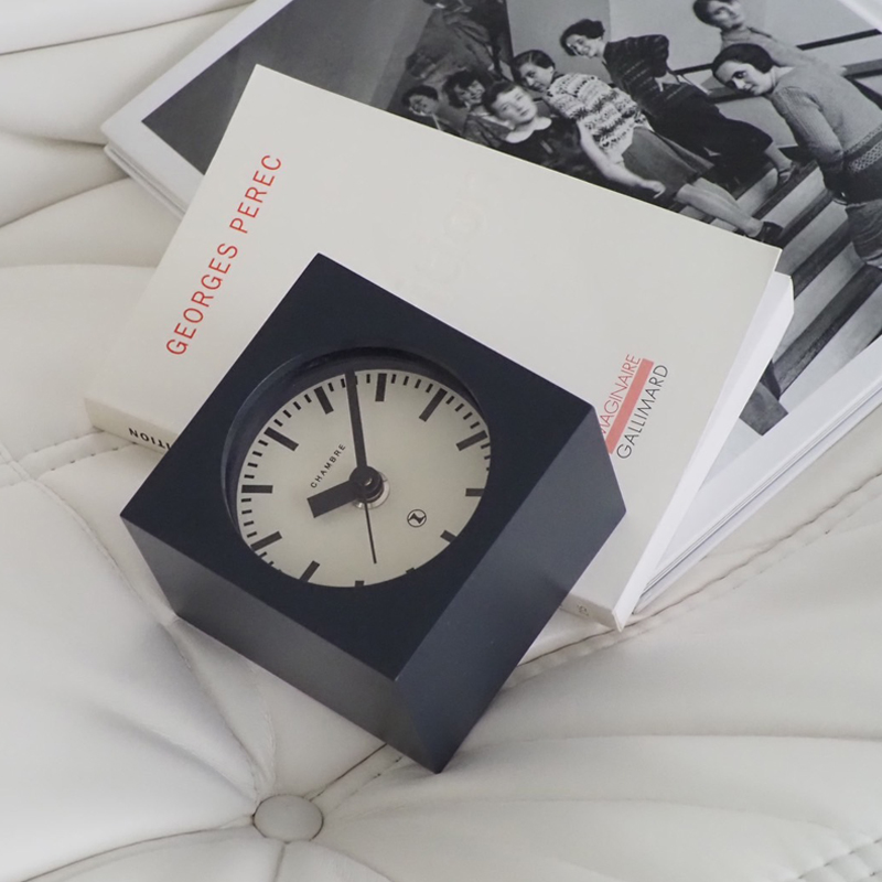 特典付 インターゼロ BLOCK DESK CLOCK ブロックデスククロック