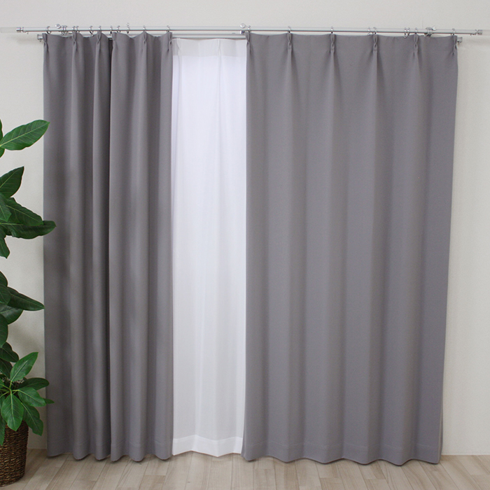 カーテン 4枚セット 遮光カーテン 1級 2級 4枚組 安い レース ミラー