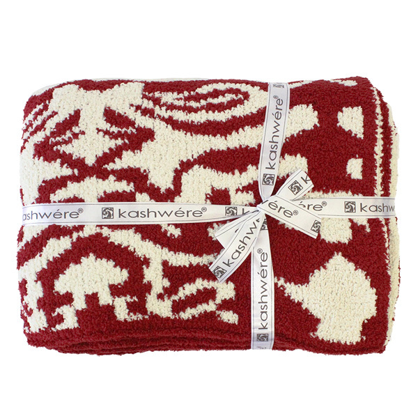 Kashwere（カシウエア） 並行輸入品 DAMASK BLANKET ダマスカス