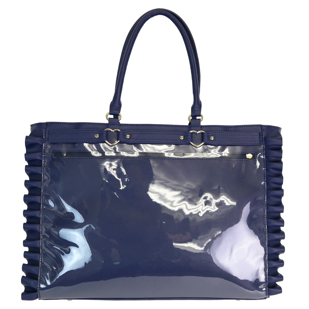 ⑨ うたプリ SAL A3 フリルトート 黒 痛バ 美風藍 A3フリルデザイン痛