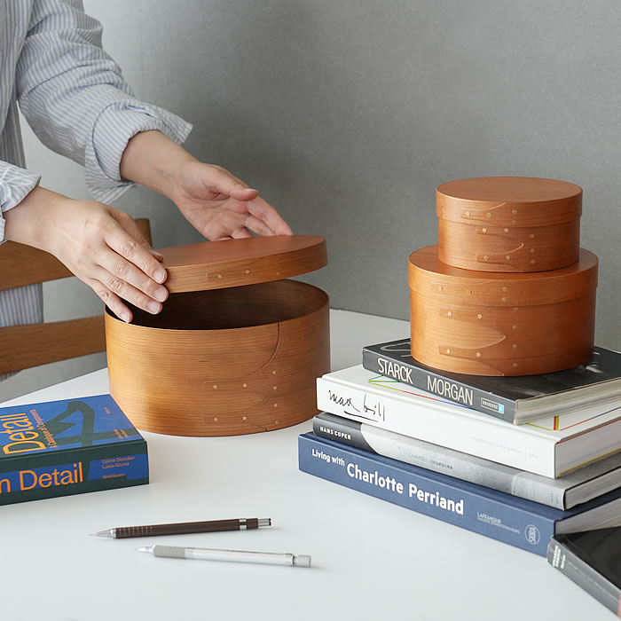 収納ボックス シェーカーラウンドボックス S AXCIS アクシス homestead