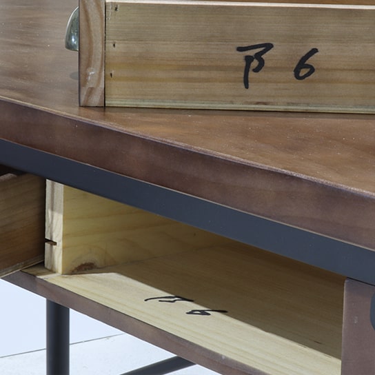 横幅140cm】ヴィンテージ アイアンウッドデスク｜VINTAGE IRON WOOD