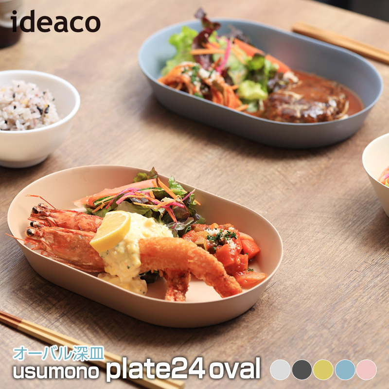 ideaco（イデアコ） usumono plate24oval ウスモノ プレート24オーバル