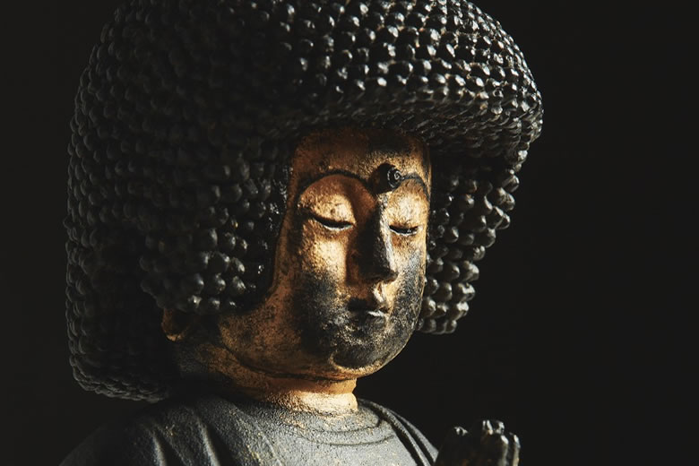 インテリア 雑貨 置物 TanaCOCORO[掌] 五劫思惟阿弥陀(ごこうしゆい