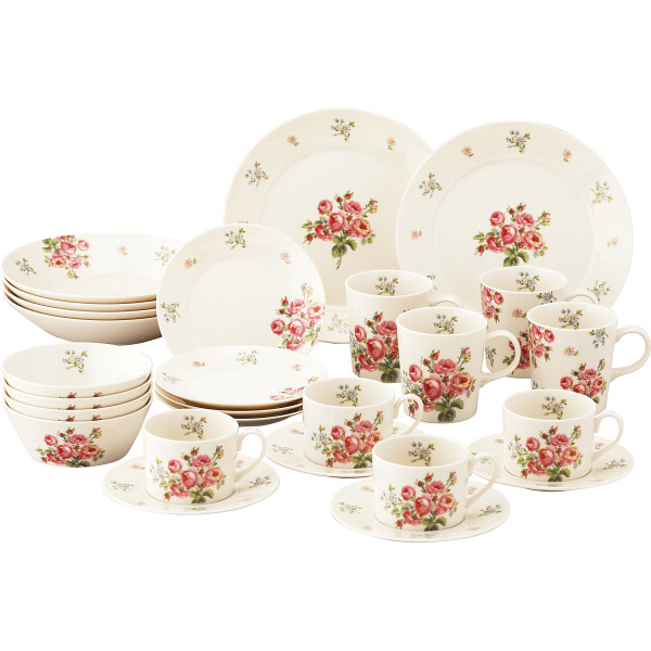 ローラ アシュレイ バンチェッド ロージズ 26ピースセット
