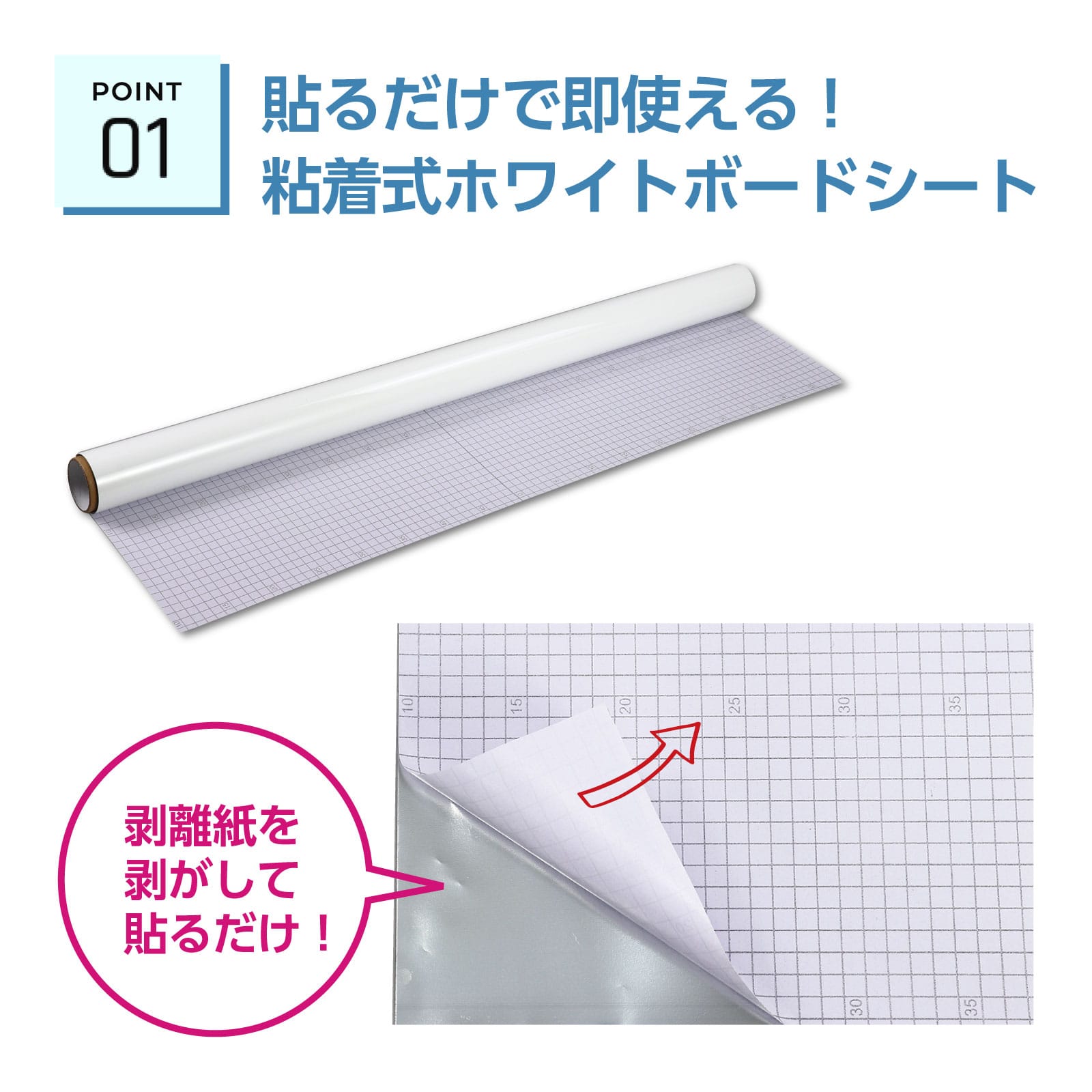 株) アーテック ホワイトボードシート 90×120cm 1個（ご注文単位20個