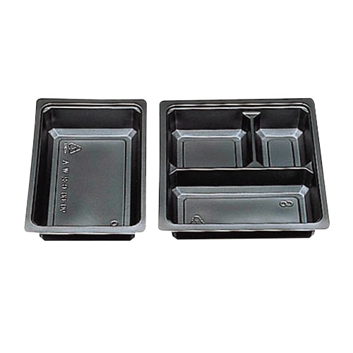 エフピコチューパ 仕出し弁当容器 紙ボックス 中仕切 90-60 C2W 黒 50