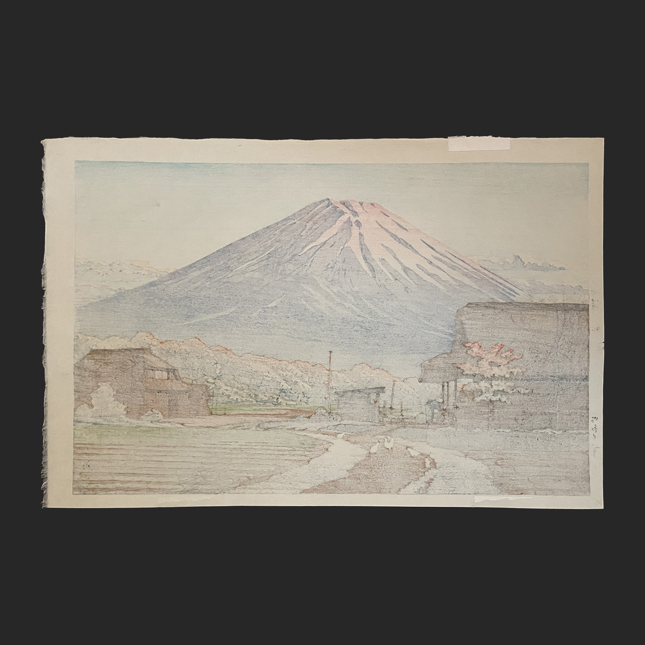 川瀬 巴水 KAWASE Hasui 舟津の秋 | 新版画通販専門店：新版画ドットコム