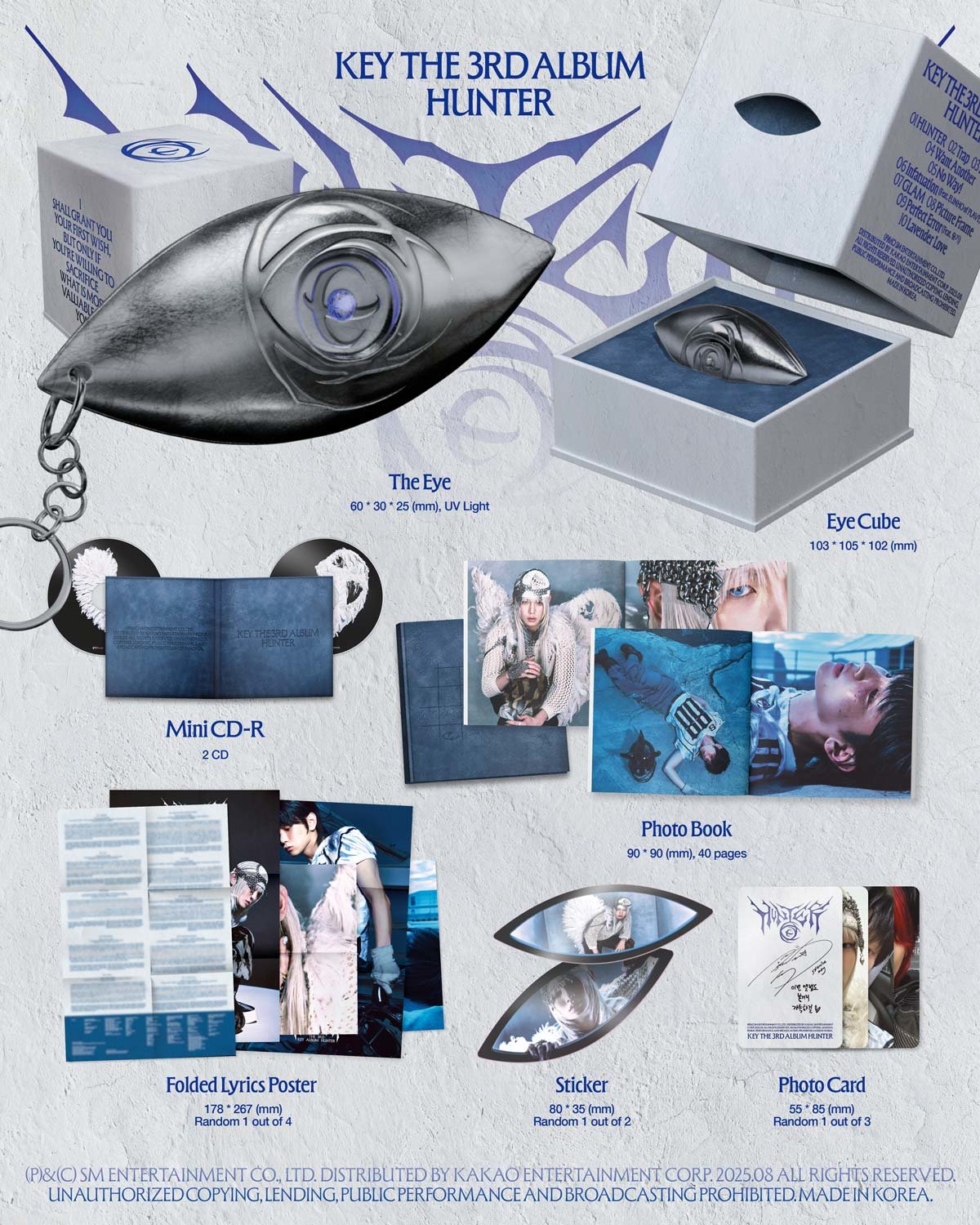 KEY The 3rd Album『HUNTER』、UNIVERSAL MUSIC STOREとWeverse Shopに