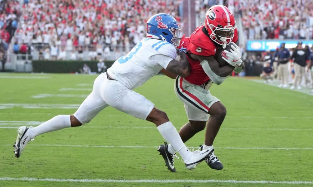 No. 9 Bulldogs take down No. 5 Rebels, 43-35