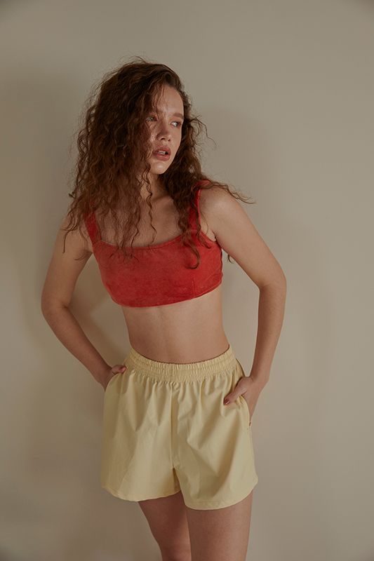 CAVEZA ROSSO - VELOUR BIKINI SWIM WEAR / ベロアスウィムウェア