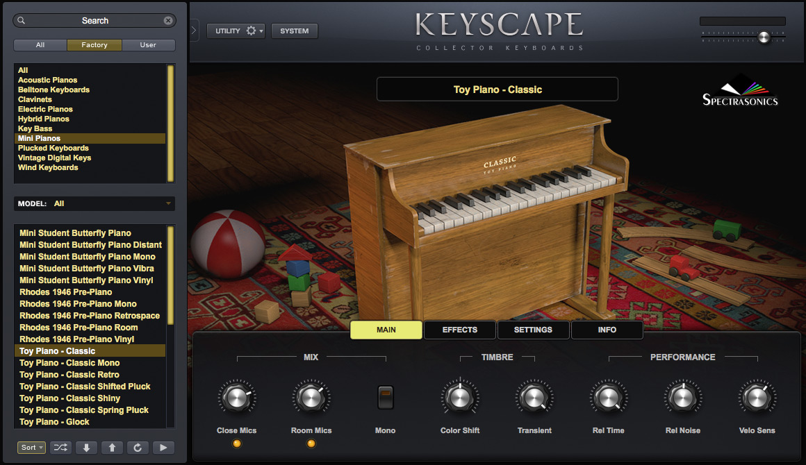 ソフト音源 「Keyscape」 | SONICWIRE