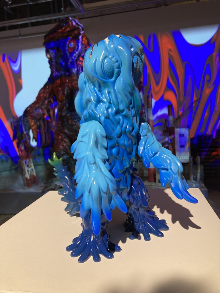 ヘドラ50周年展」でマルサン製「ヘドラ450」のアーティスト