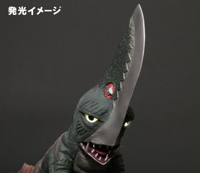 エクスプラスの［大怪獣シリーズ］で「ギロン 発光Ver.」が登場
