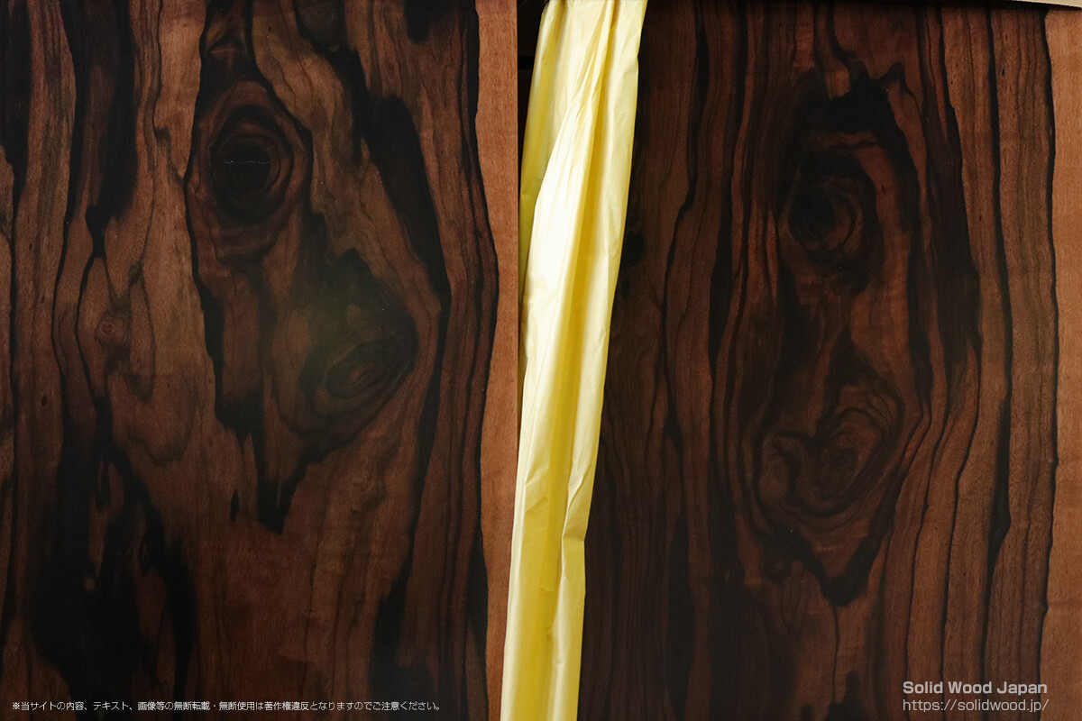 コクタン（黒檀）の一枚板 | 無垢材とは | 一枚板比較