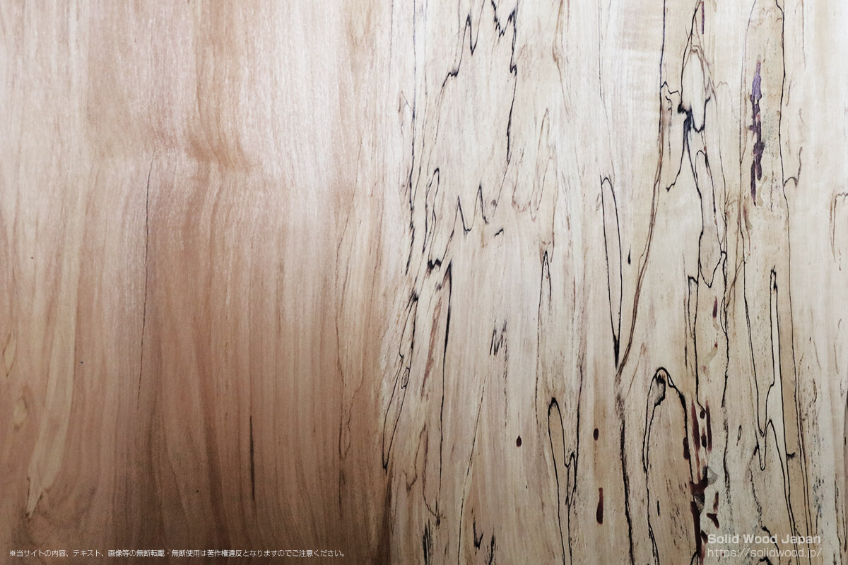 トチスポルテッドモク（栃スポルテッド杢）の一枚板 | 無垢材とは | 一