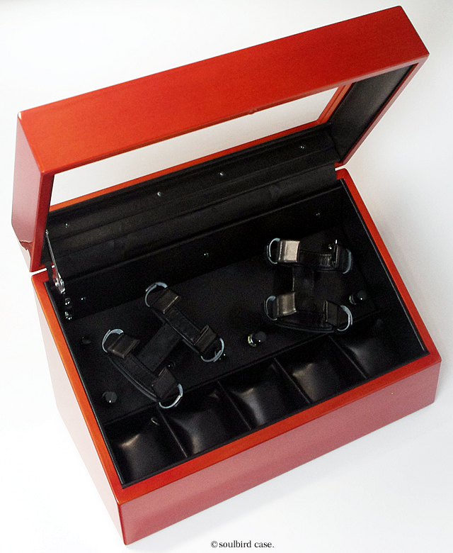 ワインディングマシーン メイプル材 （4本回転+収納） | 高級時計