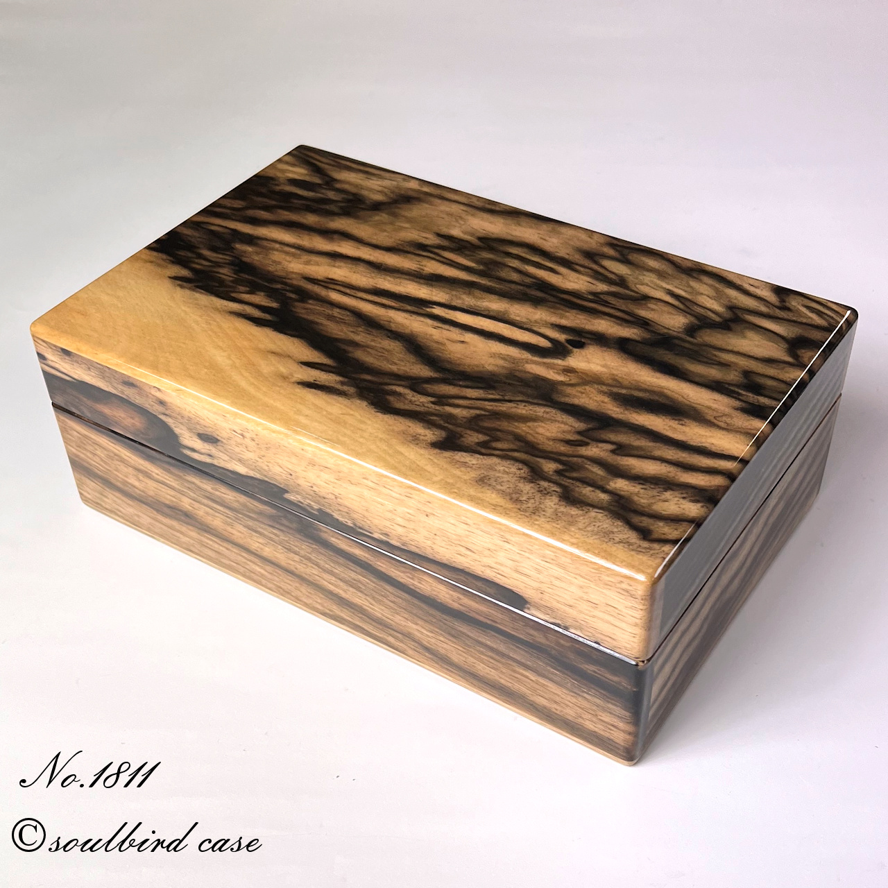 No.1811 黒柿 10本用時計ケース | 高級時計ケースのソウルバード