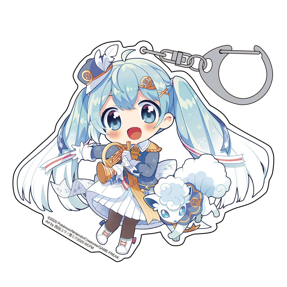 グッズ]アローラロコン×雪ミク アクリルキーホルダー - SNOW MIKU 2020