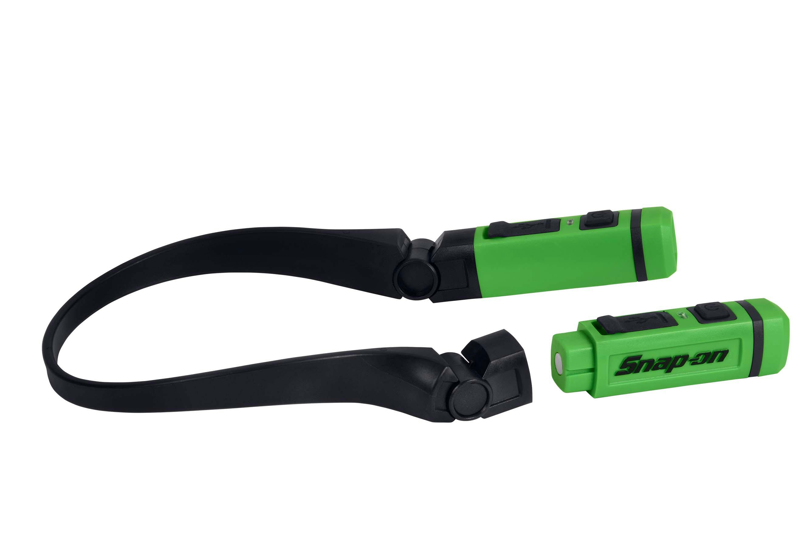 300 Lumen Neck Light with Removable Lights (Green) - Snap-on