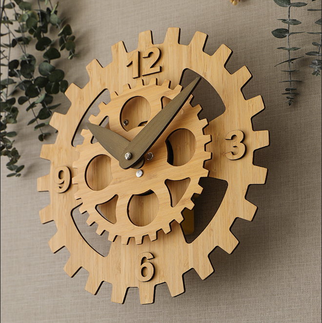 歯車回転壁掛け時計 フラド | セレクトショップ・AQUA（アクア）