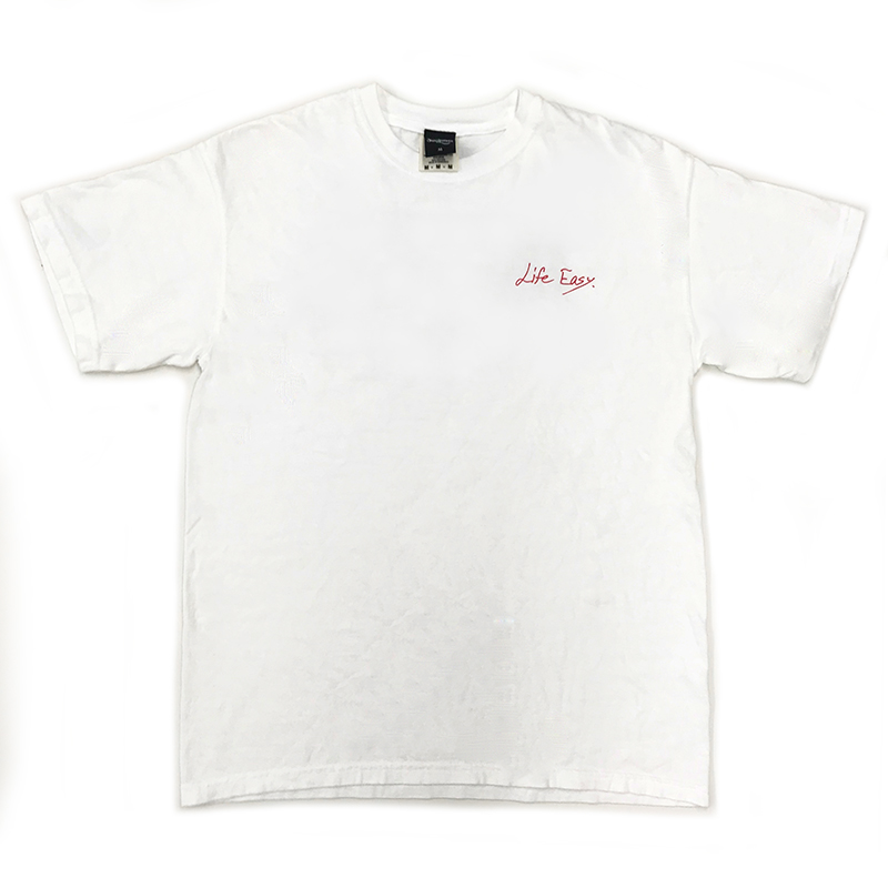 LIFE EASY TEE 白 | Suchmos（Suchmos） | SPACE SHOWER STORE