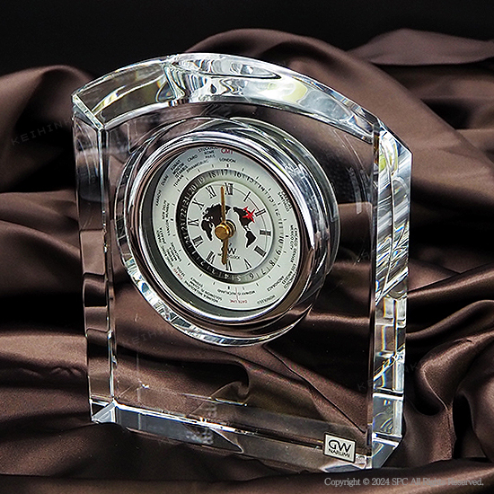 グラスワークスナルミ 【カーヴ】 世界時計 ｜ 記念品、ノベルティ、景品館