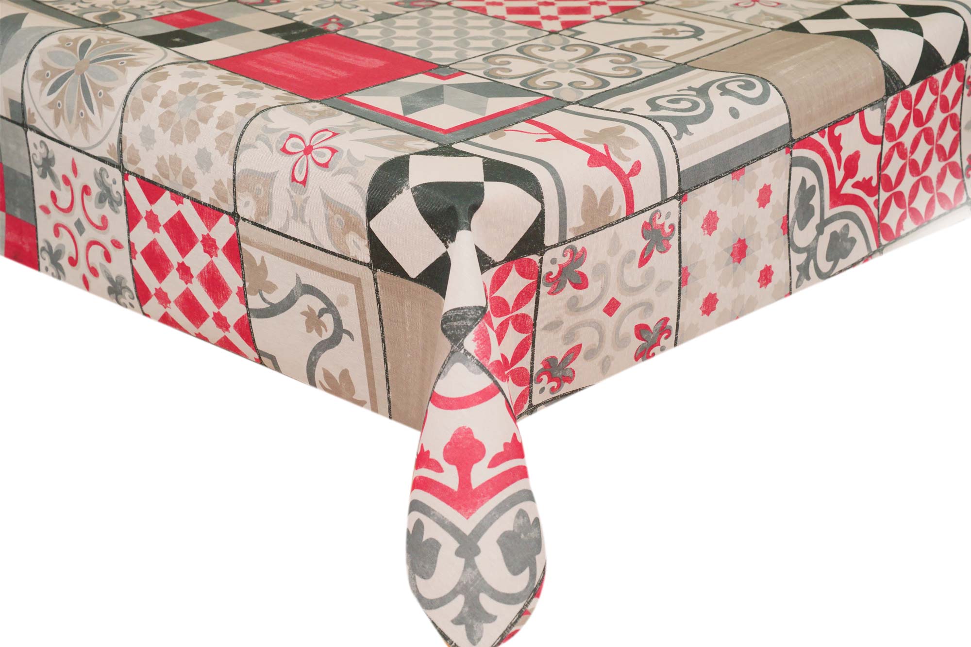 テーブルクロス ビスタレッド （幅 約140cm×長さ10cm単位